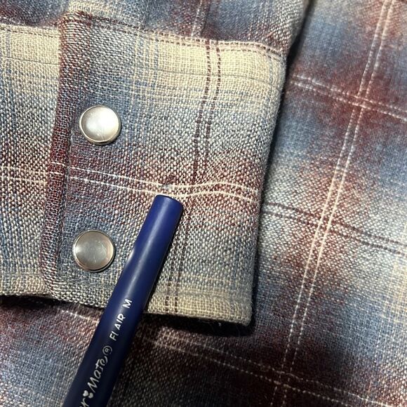 🔥🔥 Vintage PENDLETON PURE VIRGIN WOOL Pearl Snap Shirt - Good Condition- Sz M - Picture 13 of 14